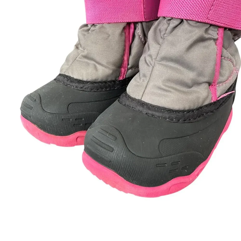 Kamik Kids Winter Boots in Gray and Pink